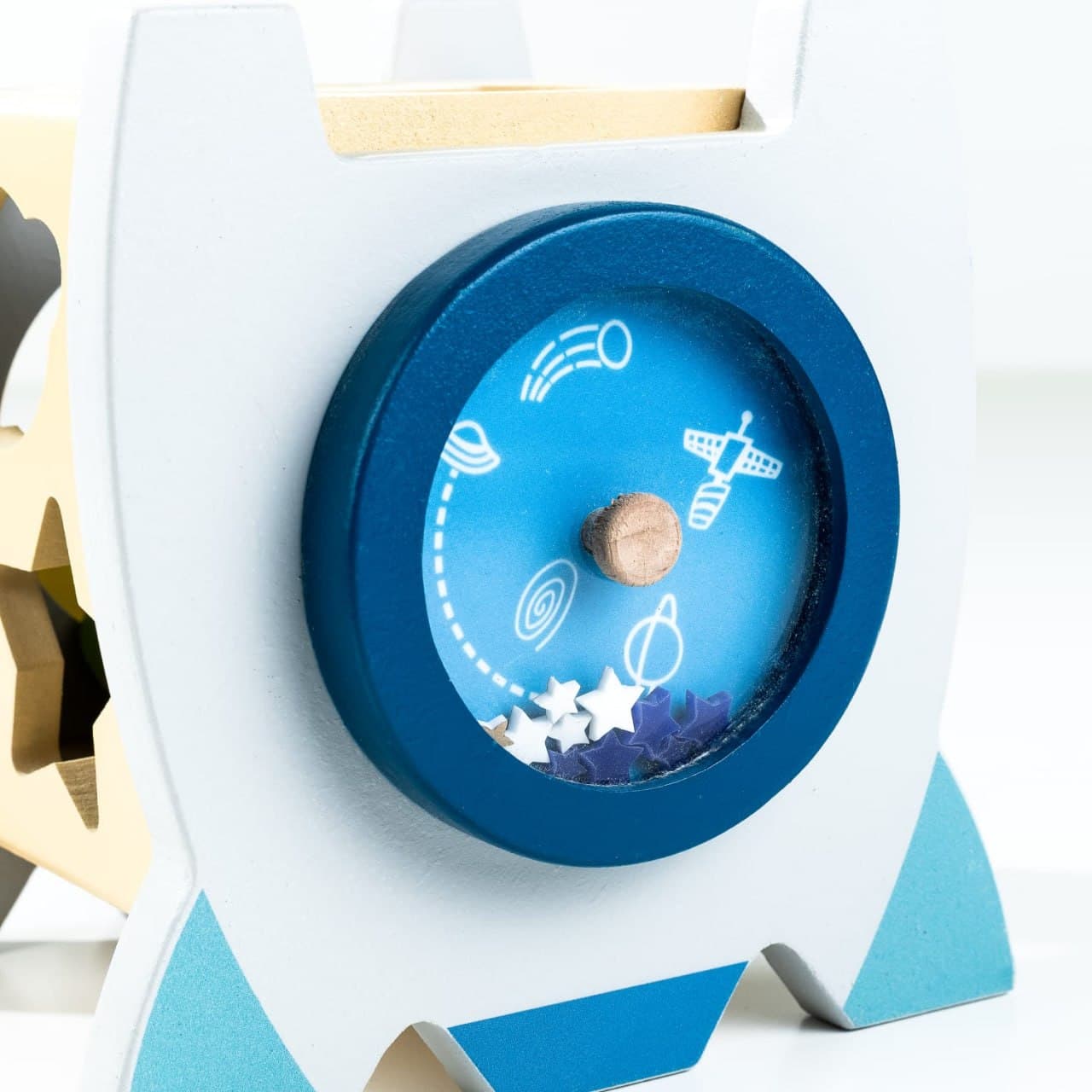 Rocket Wooden Abacus Activity Cube thumbnail 5