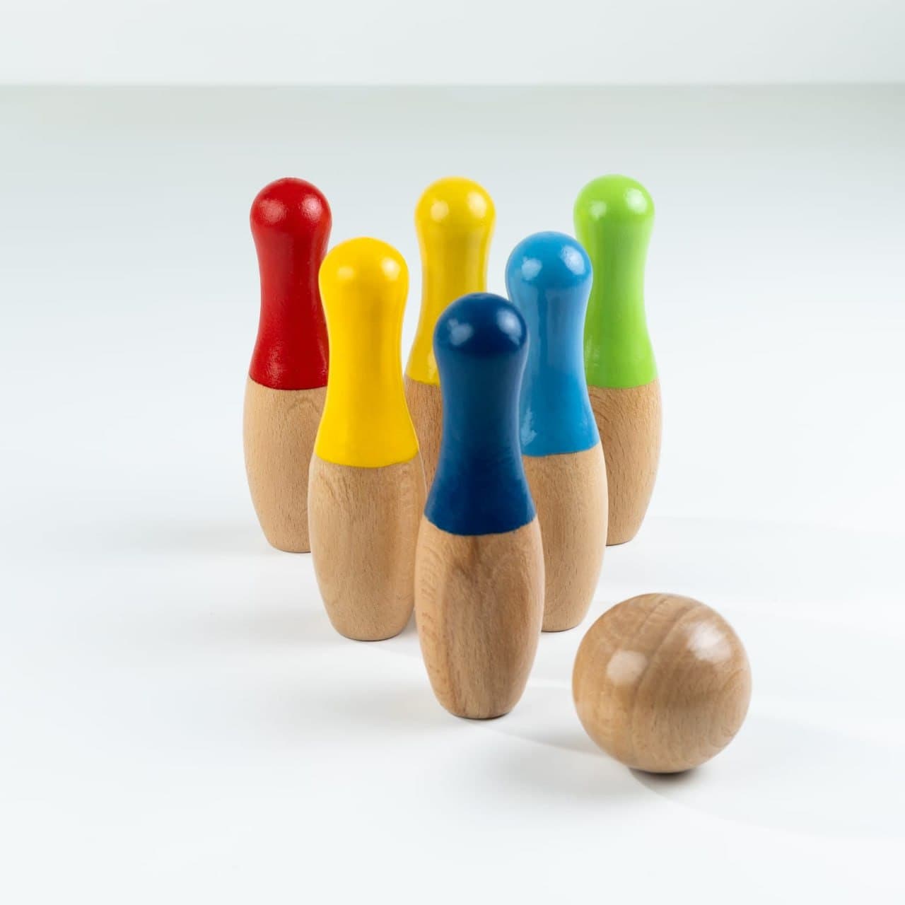 Wooden Bowling Game Set for Kids thumbnail 2