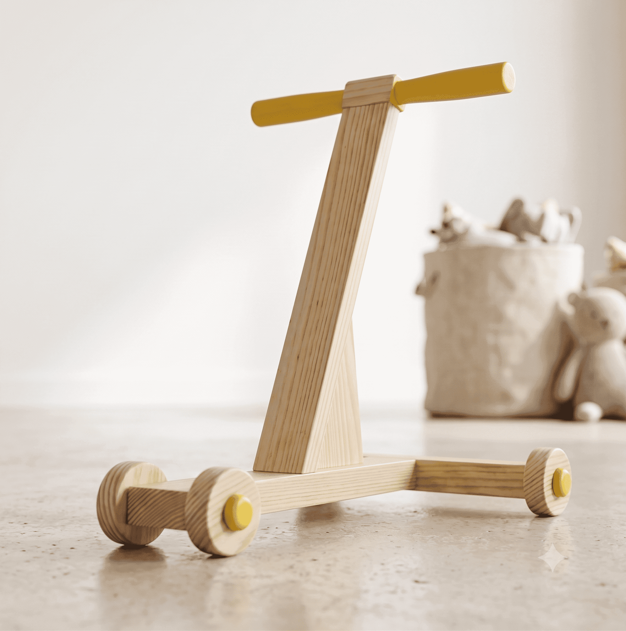 Wooden Baby Walker Push Toy thumbnail 2