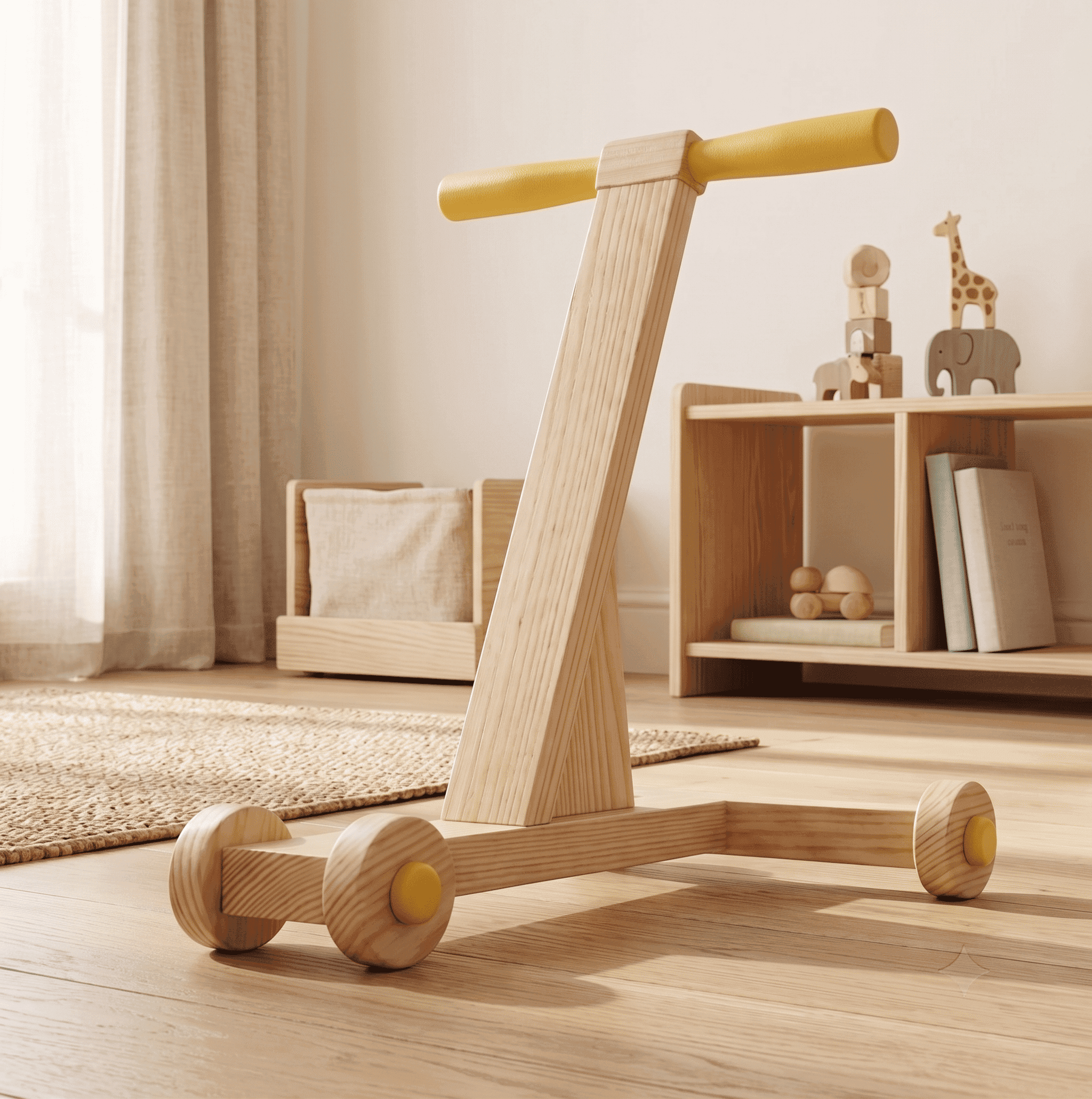 Wooden Baby Walker Push Toy - Image 1
